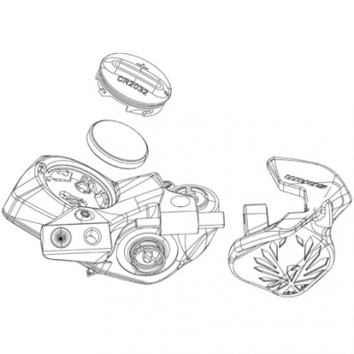 Sram Electronic Controller Pod AXS Battery Door Kit  Coin Slot Version  Including ORing