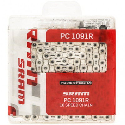 Sram PC1091R Hollow Pin Chain  114 Link with PowerLock  10 SPEED