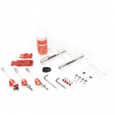 Sram Pro Dot Brake Bleed Kit 2 SyringesFittings Bleed Blocks Torx Tool Crowfoot Bleeding Edge Fitting Dot 51Hydraulic Fluid V2  X0 Xx GuideLevelCodeHy