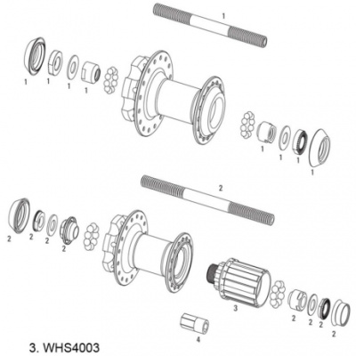 Sram Spare  Wheel Spare Parts Kit Freehub Body MTH
