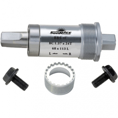 Sunrace SQUARE TAPER BOTTOM BRACKET FOR 68MM SHELL ALLOY CUPS