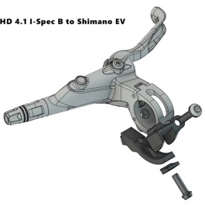 TRP Shifter Adapter HD 4.1 Ipec EV LH Slate Quad