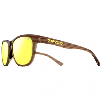 Tifosi Swank Single Lens Sunglasses 2019 WOODGRAINSMOKE YELLOW