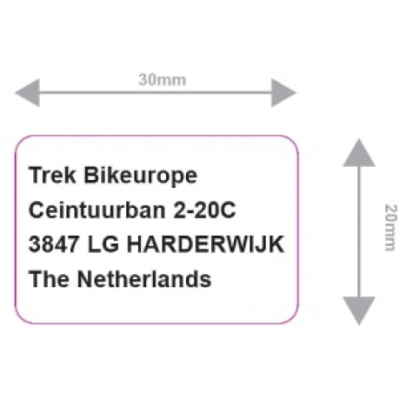 Trek TCG EU Elite Water Bottle Decal Sheet