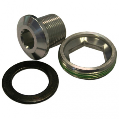 Truvativ Spare  Crank Arm Bolt Kit M15M26 Alloy SelfExtractingSilverQty 1  GXP