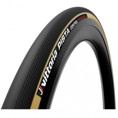 Vittoria Pista Control 23-28 inch Black Tan G2.0 Tubular Tyre
