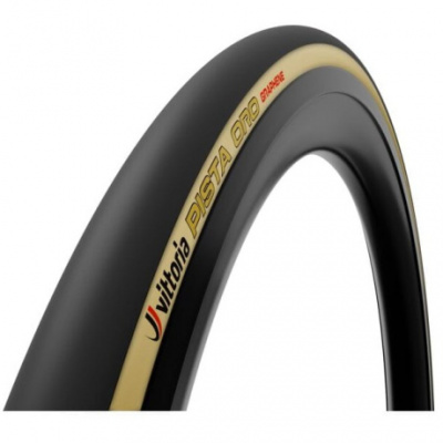 Vittoria Pista?Oro?25-28'' Black Tan G2.0 Tubular TPU Tyre