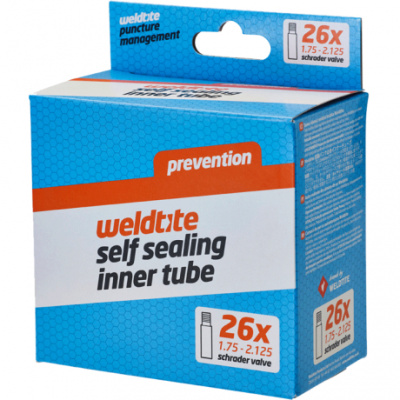 Weldtite 26 x 15  21 Self Sealing Inner Tube Schrader  26X