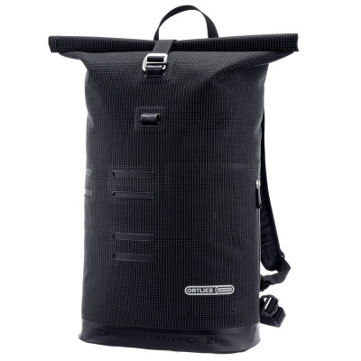 ORTLIEB COMMUTER DAYPACK HI VIS BLK REFL 21L