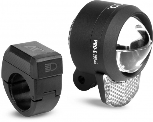 Acid E-Bike Front Light Pro-E 200 High Beam X-Connect With Wireless Remote 700 Lumens