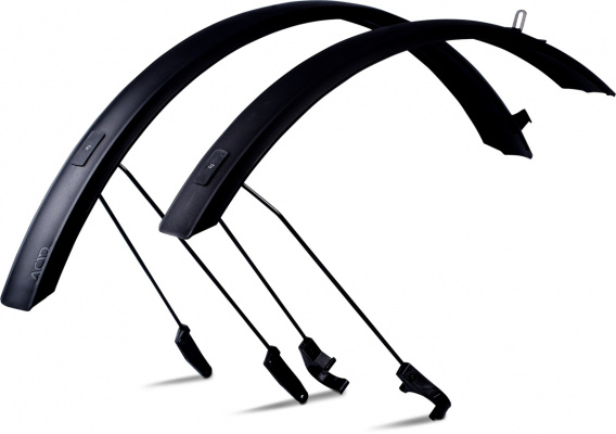Acid MTB 60 27.5 / 29 Inch Mudguard Set With Stays in Black
