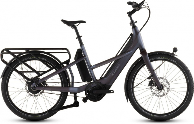 Cube 2026 Longtail Hybrid Comfort 800 Electric Cargo Bike With Belt Drive & Hub Gears