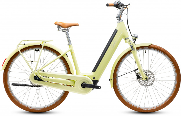 Cube 2027 Aruba Hybrid 600 Electric Bike in Sunnyday & Brown