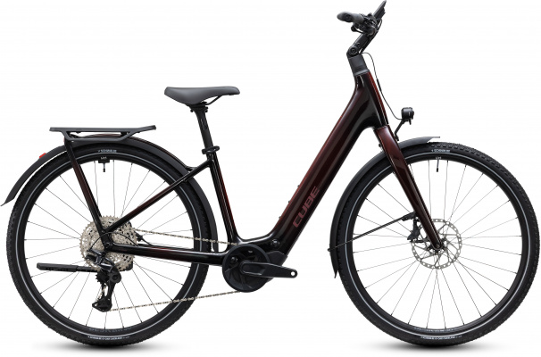 Cube 2027 Kathmandu Hybrid C:62 SLX 400X Electric Bike in Liquid Red & Red