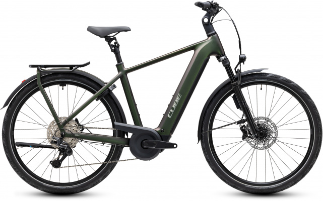 Cube 2027 Kathmandu Hybrid EXC 800 Electric Bike in Stellar & Chrome
