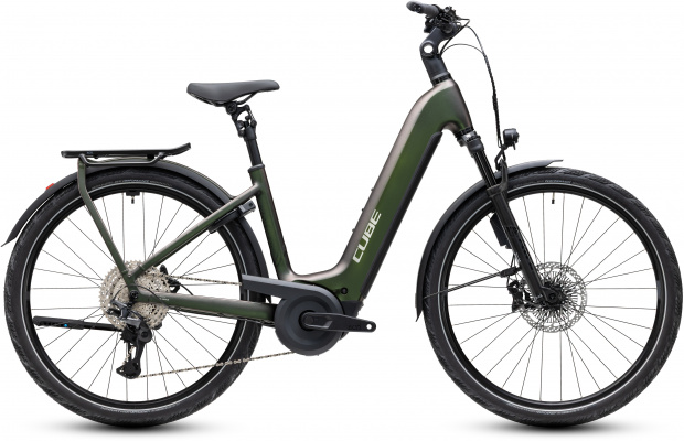 Cube 2027 Kathmandu Hybrid EXC 800 Electric Bike in Stellar & Chrome