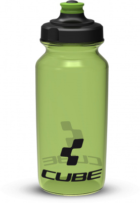 Cube Icon Water Bottle 0.5 Litres in Blue, Red, Green, Black or Clear