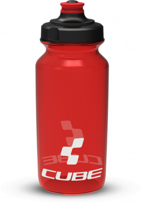 Cube Icon Water Bottle 0.5 Litres in Blue, Red, Green, Black or Clear