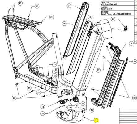 Cube Motor Cover Bosch Connect Module (BCM) Ready 3459 For Kathmandu Easy Entry