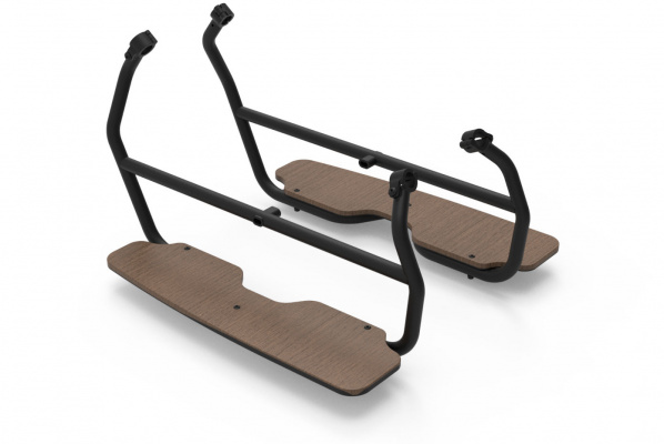 Cube Stepping Board Set Longtail For Rear Carrier On Longtail Electric Cargo Bike