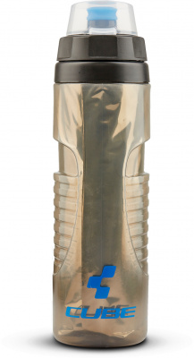 Cube Thermo Bottle 0.6 Litres in Black/Grey/Blue