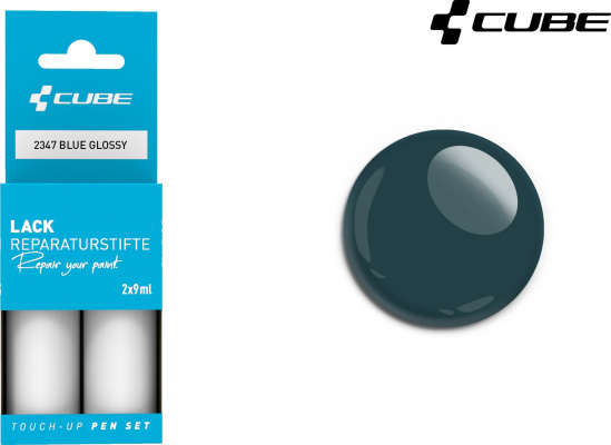 Cube Touch Up Pen Set Blue Glossy (Dark Blue & Black) 2347 Blue Glossy