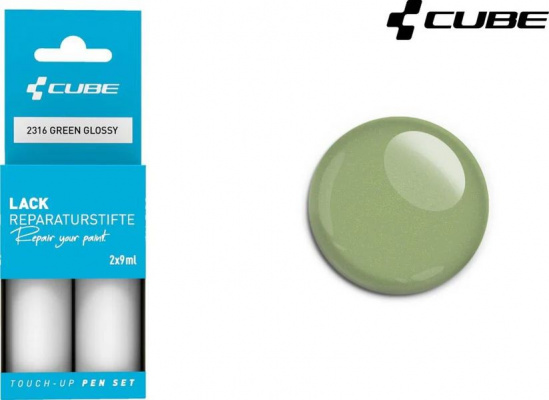Cube Touch Up Pen Set Green Glossy (Green 'n' Green) 2316 Green Glossy