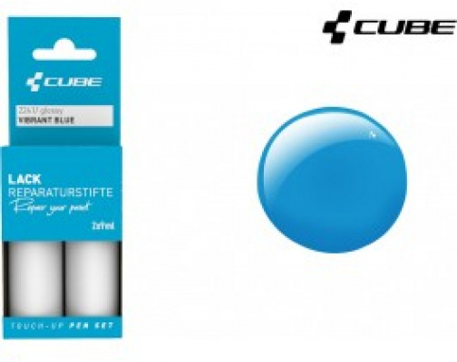 Cube Touch Up Pen Set in Vibrant Blue Glossy (Teamline) 2241 Vibrant Blue Glossy