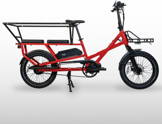 Estarli 2027 L20 2.0 Longtail 600Wh Electric Cargo Bike With Belt Drive & Enviolo CVT Hub Gears & Family Pack