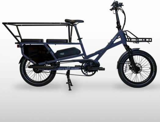 Estarli 2027 L20 2.0 Longtail 600Wh Electric Cargo Bike With Belt Drive & Enviolo CVT Hub Gears & Family Pack