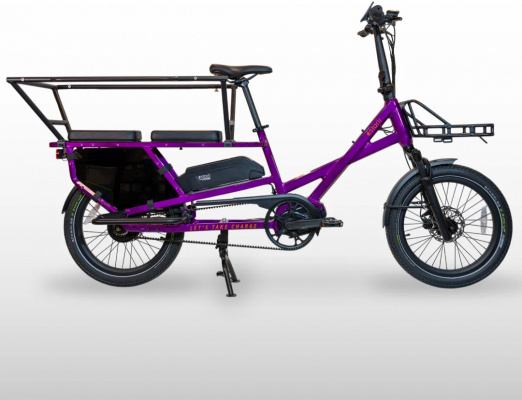Estarli 2027 L20 2.0 Longtail 600Wh Electric Cargo Bike With Belt Drive & Enviolo CVT Hub Gears & Family Pack