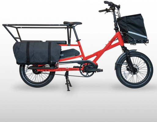 Estarli 2027 L20 2.0 Longtail 820Wh Long Range Electric Cargo Bike With Belt Drive & Enviolo CVT Hub Gears & Family Pack Plus Panniers