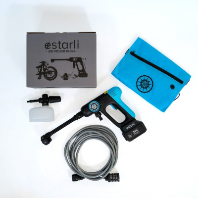 Estarli Bike Pressure Washer - Battery Powered & Portable