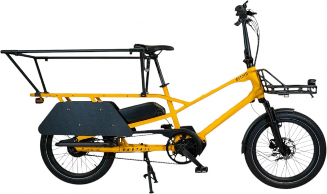 Estarli E-Cargo Longtail L20 600Wh Or 700Wh Electric Cargo Bike With Belt Drive & Enviolo CVT Hub Gears