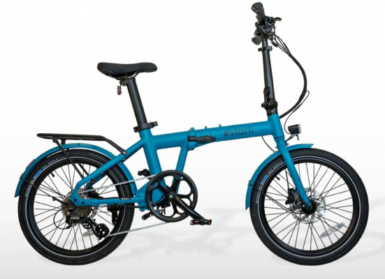 Estarli E20.7 7 Speed Pro With Gravel Tyres Electric Folding Bike