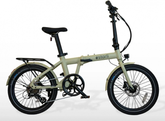 Estarli E20.7 7 Speed Pro With Gravel Tyres Electric Folding Bike