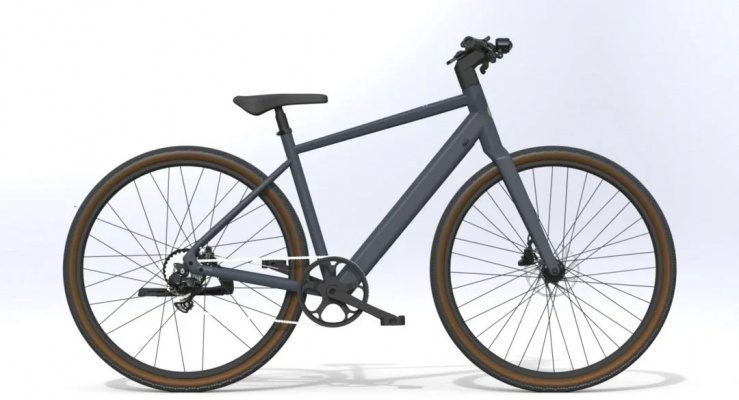 Estarli E28.9 9 Speed Electric Bike With Crossbar Frame