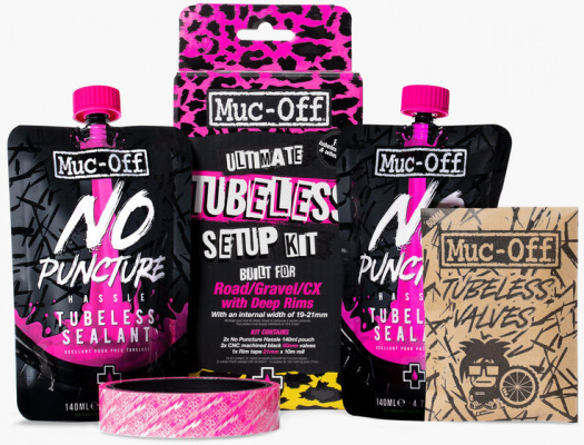 Muc-Off Ultimate Tubeless Kit XC / Trail (25mm Tape / 44mm Valves)
