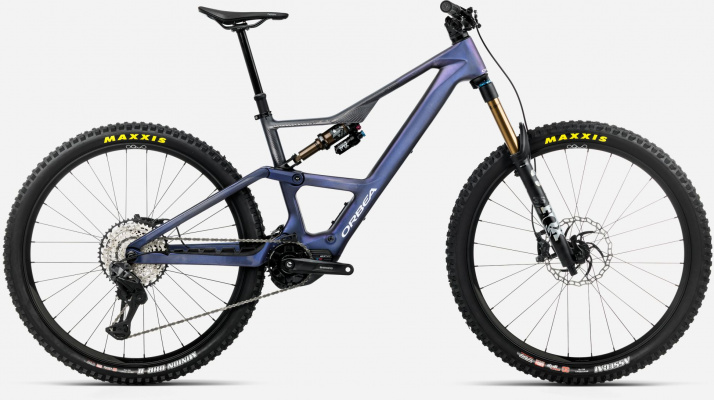 Orbea 2026 Obea Rise LT M10 630Wh Electric Full Suspension Mountain Bike Tanzanite Carbon View, Desert Rose Or Cosmic Carbon