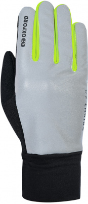 Oxford Bright 2.0 Windproof Gloves in Silver
