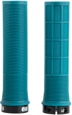 Oxford Driver Lock-On MTB Grips in Blue, Black, Yellow, Orange Or Red Blue