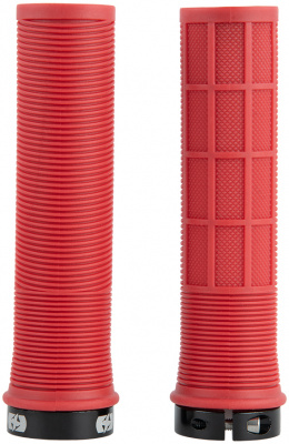 Oxford Driver Lock-On MTB Grips in Blue, Black, Yellow, Orange Or Red Red