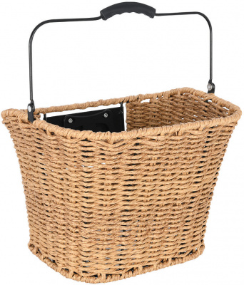 Oxford Magdalen Rattan Front QR Basket 21 Litres