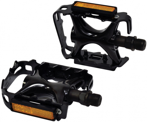 Oxford Wellgo Alloy 9/16 Inch Mountain Bike Pedals in Black Black