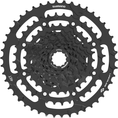 Shimano Cues CS-LG300-911-36Tor11-41Tor 11-46T9 Speed Link Glide Cassette