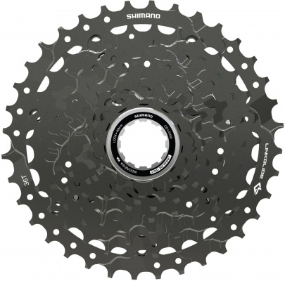 Shimano Cues CS-LG400-9 11-36T, 11-41T Or 11-46T 9 Speed Link Glide Cassette 11-36 Teeth 9 Speed