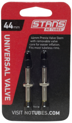 Stans NoTubes Uni Presta Valves Pair 44mm