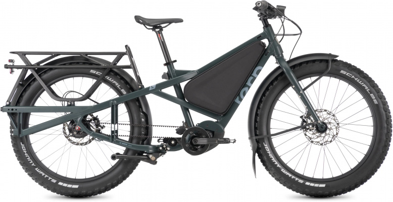 Tern Orox R14 27.5 Adventure Electric Cargo Bike With Belt Drive & Hub Gears in Granite Gen 1