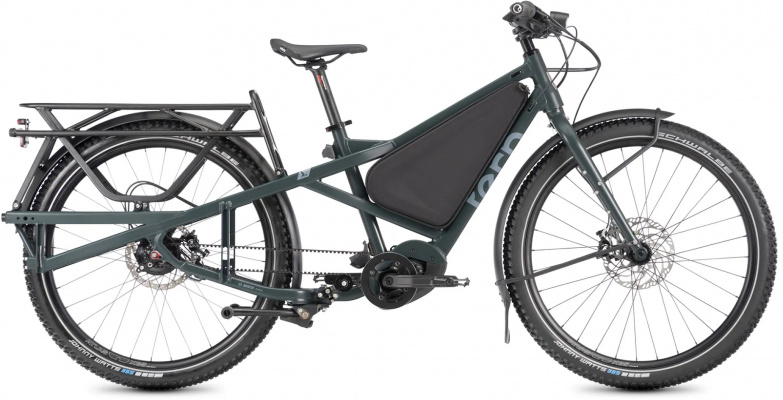 Tern Orox R14 29 Adventure Electric Cargo Bike With Belt Drive & Hub Gears in Granite Gen 1