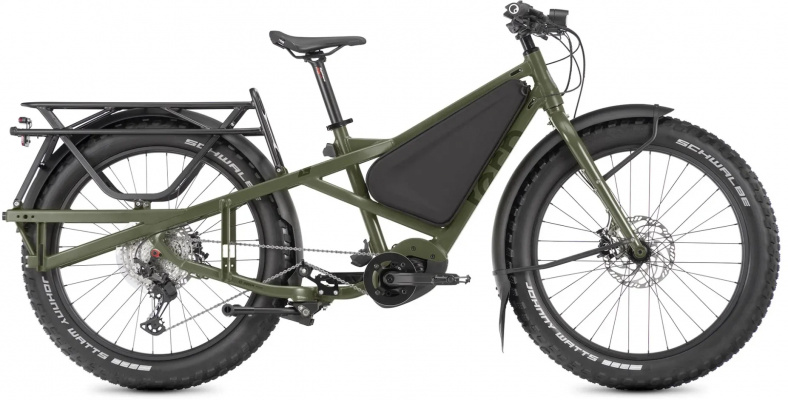 Tern Orox S12 27.5 Adventure Electric Cargo Bike in Satin Pine Gen 1